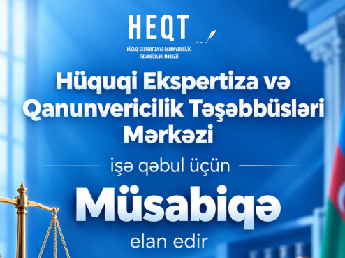 Hüquqi Ekspertiza və Qanunvericilik Təşəbbüsləri Mərkəzi “şöbə müdiri”, “baş ...